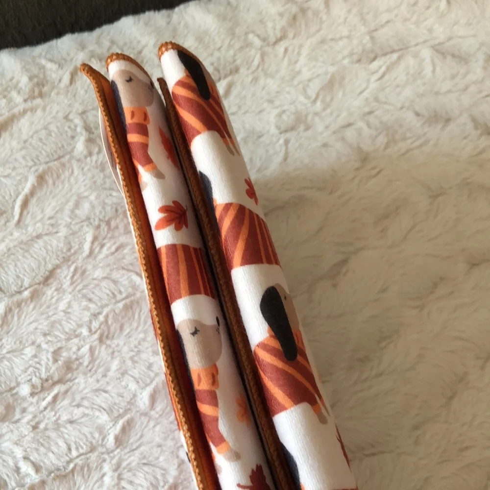 Autumn Dachshund Print Drying Mats